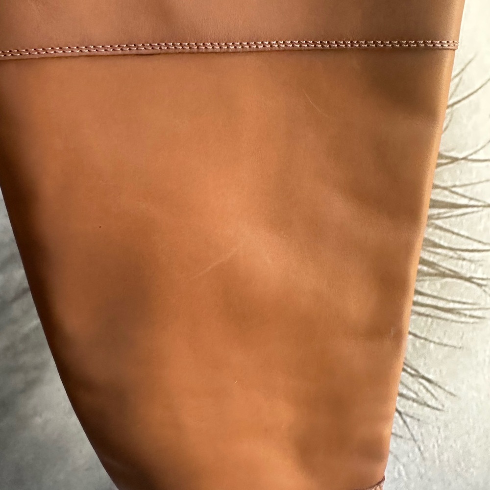 🌸SAM EDELMAN🌸 Drina Ath Whisky Almond Toe Knee High Riding Boots Size: 6 - Picture 11 of 16